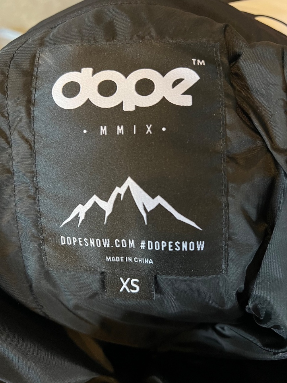 Dope Snow Black Cargo Ski Snowboard Pants XS - Picture 3 of 3